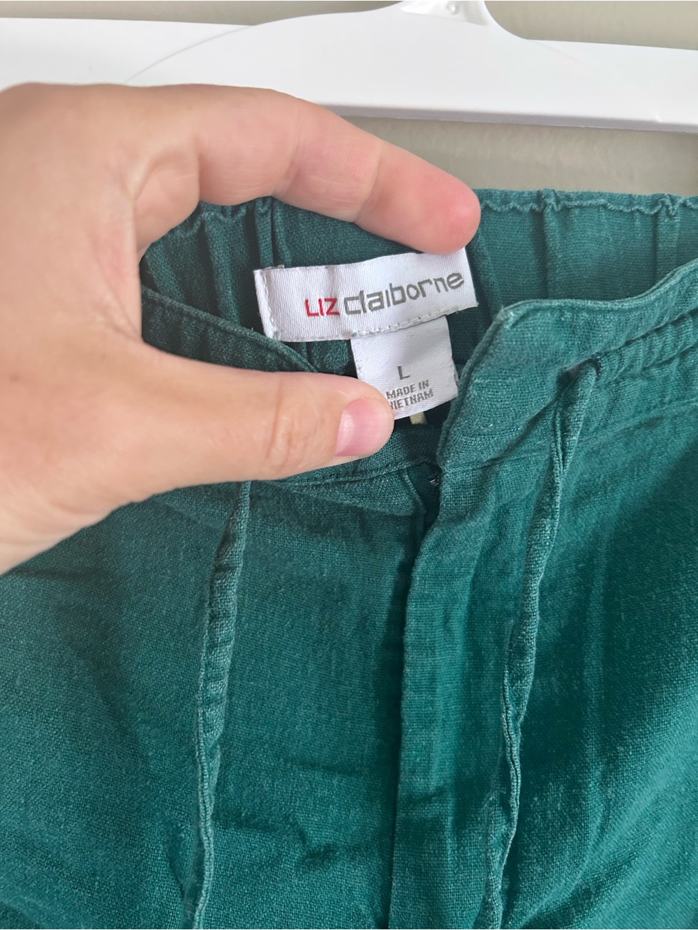 Large Linen Lounge Shorts - Picture 3 of 5